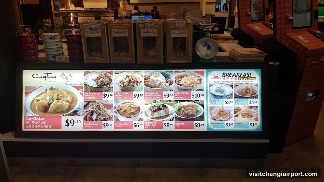 Curry Times Menu Board