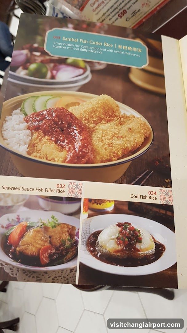Fish Rice Menu Page