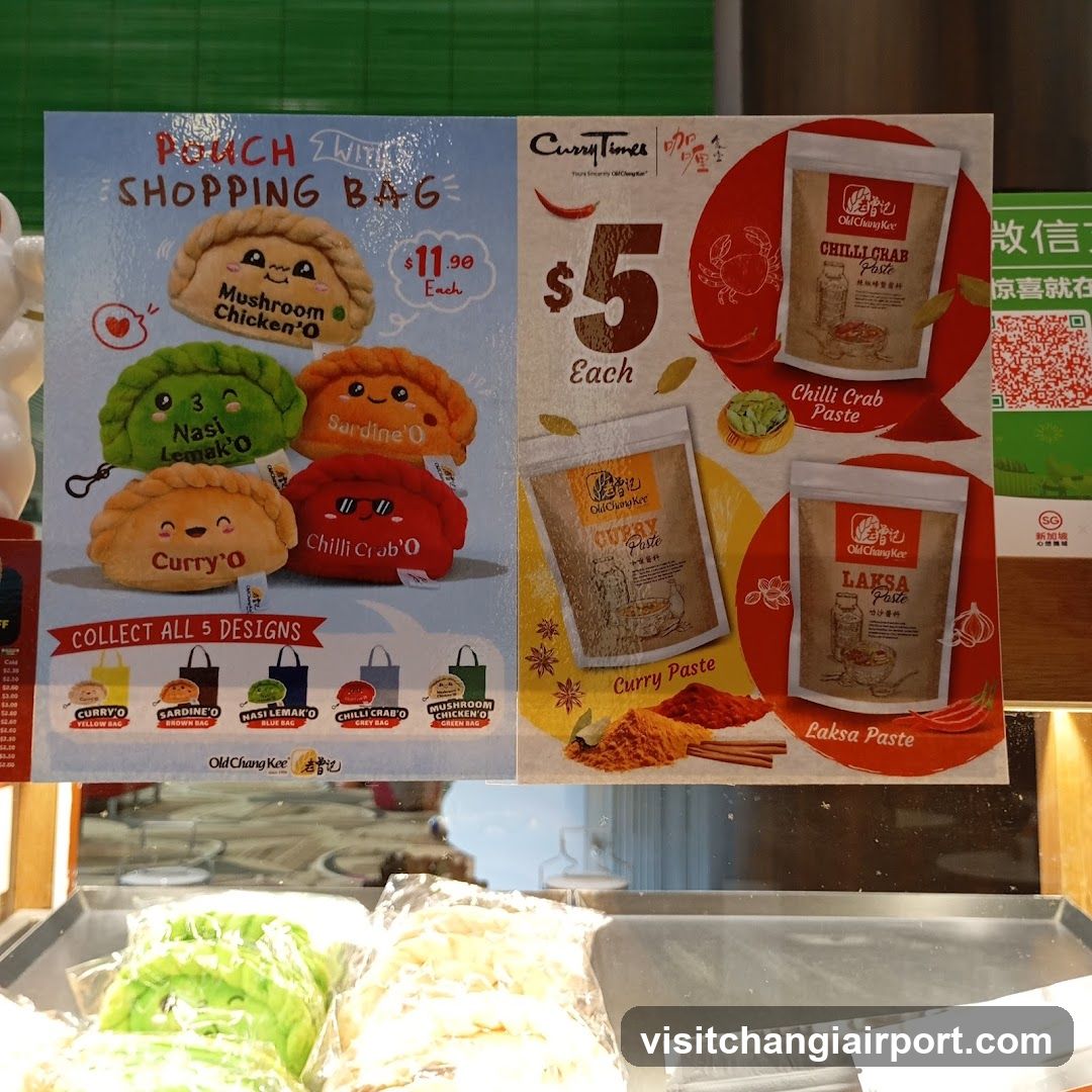 Old Chang Kee Merchandise Display