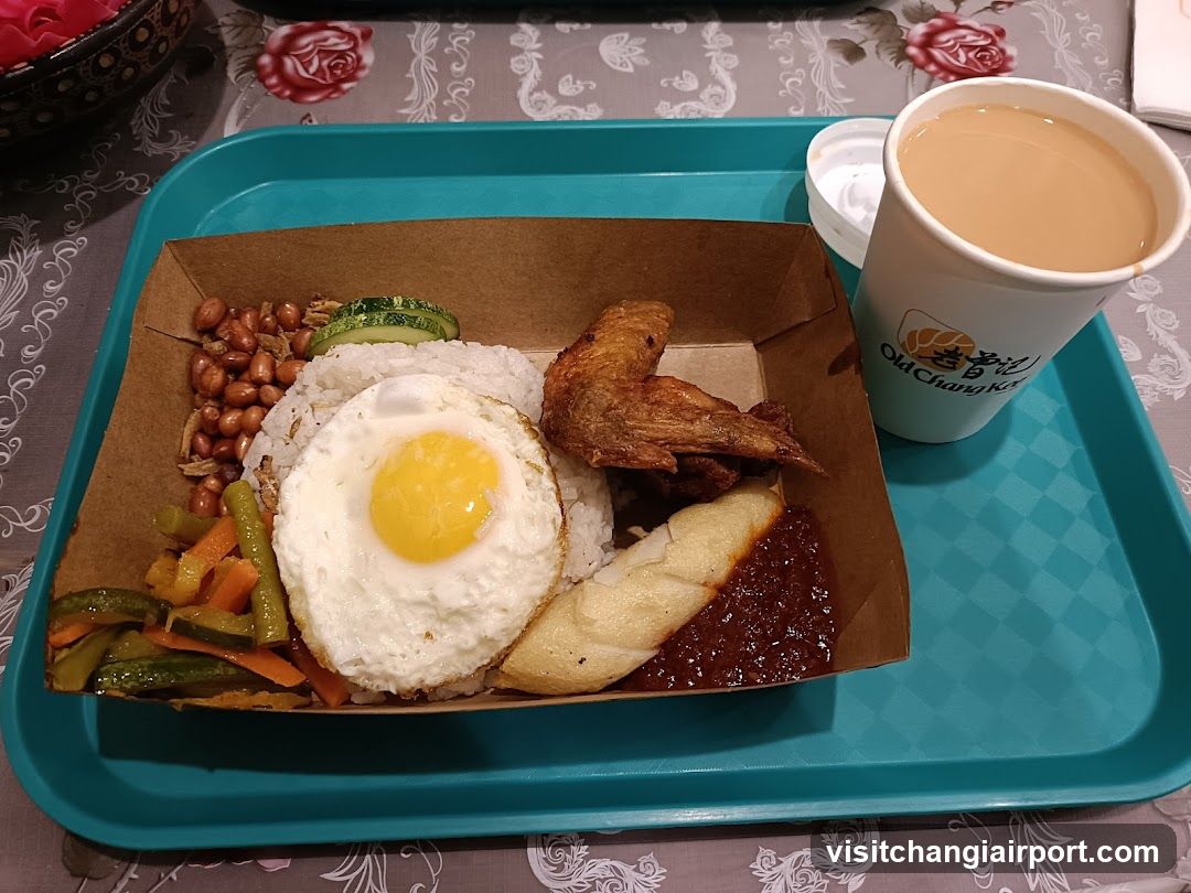 Nasi Lemak Box Lunch with Coffee