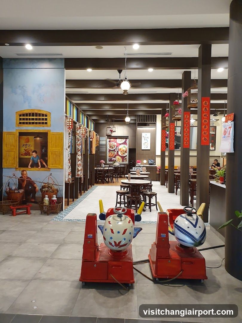 Restaurant Interior with Decorative Elements