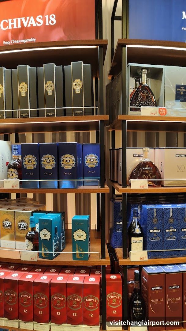 Alcohol Store Interior Display