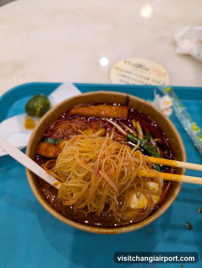 Bowl of Noodles with Chopsticks