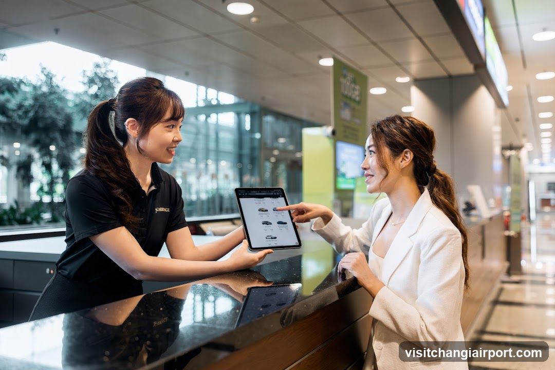 Customer Service Interaction at Modern Retail Store