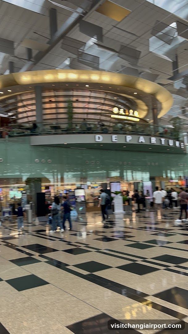 Airport Departure Hall Interior