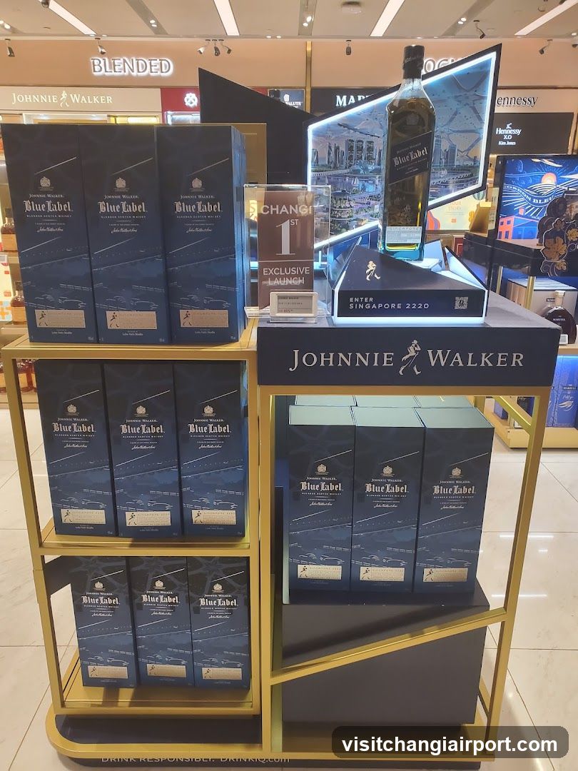 Johnnie Walker Blue Label Display