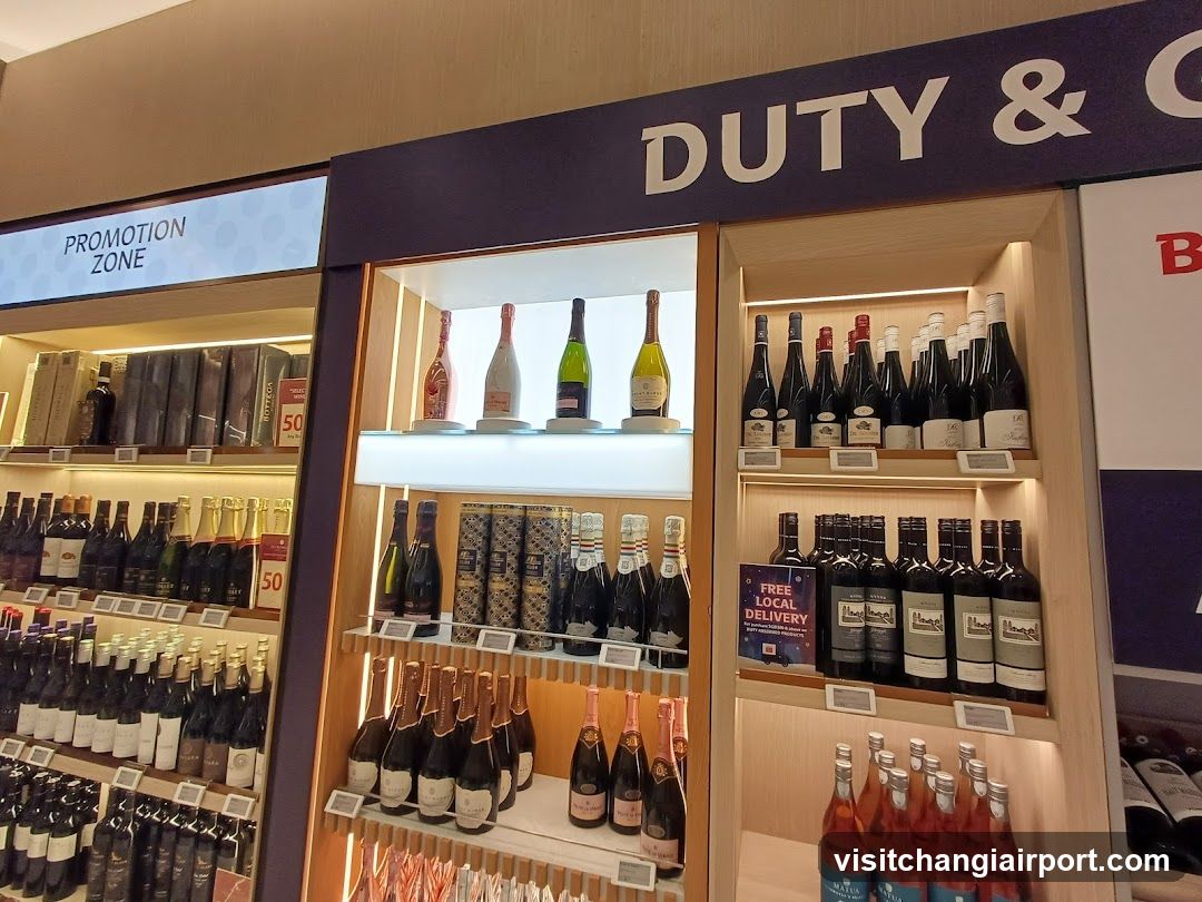 Duty Free Alcohol Display
