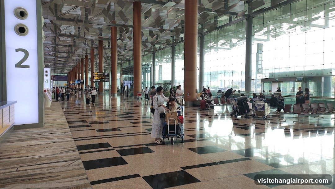 Airport Terminal Hallway