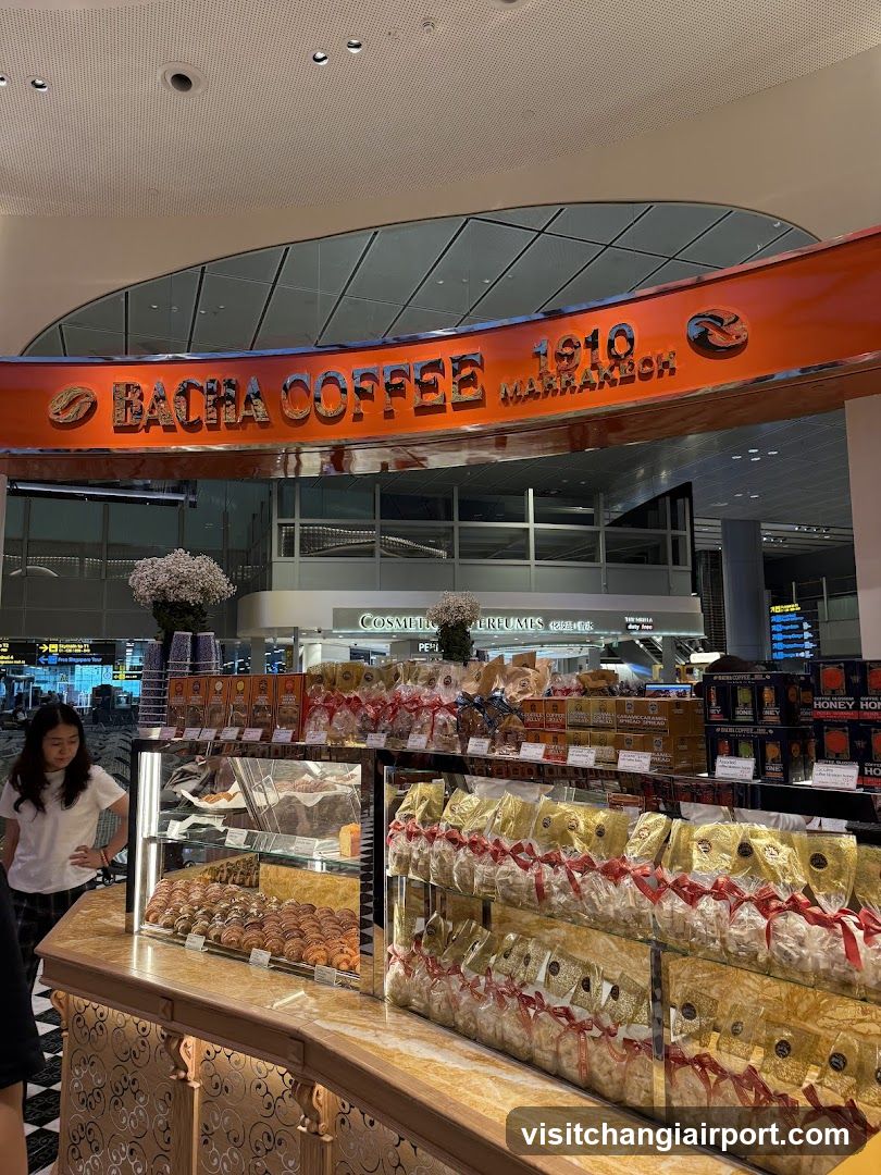 Bacha Coffee 1910 Makkah Store Interior