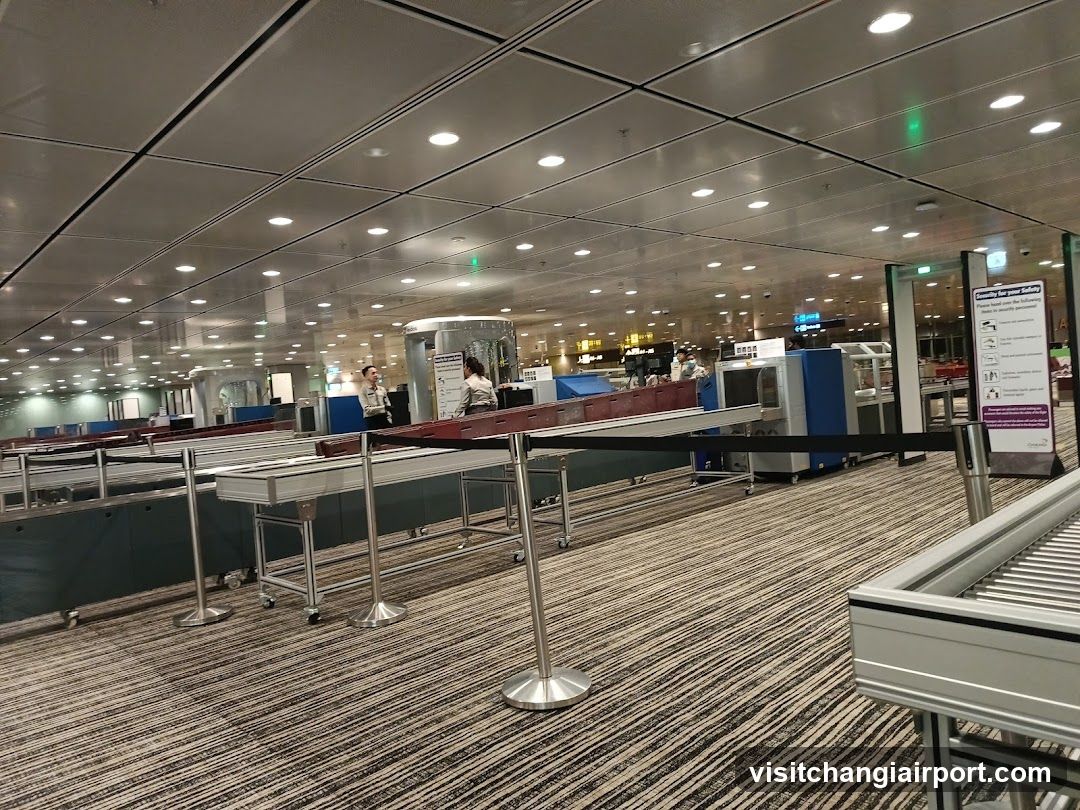 Airport Security Checkpoint Area