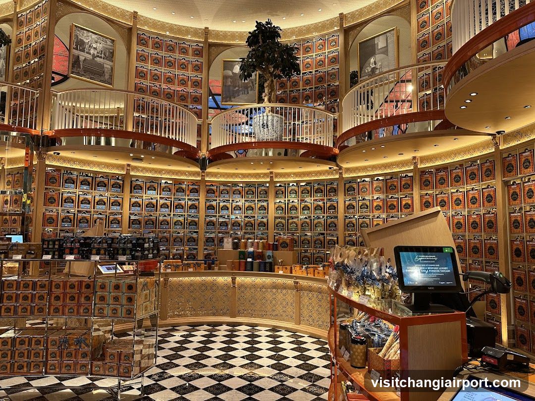 Interior of a luxury gift shop or department store