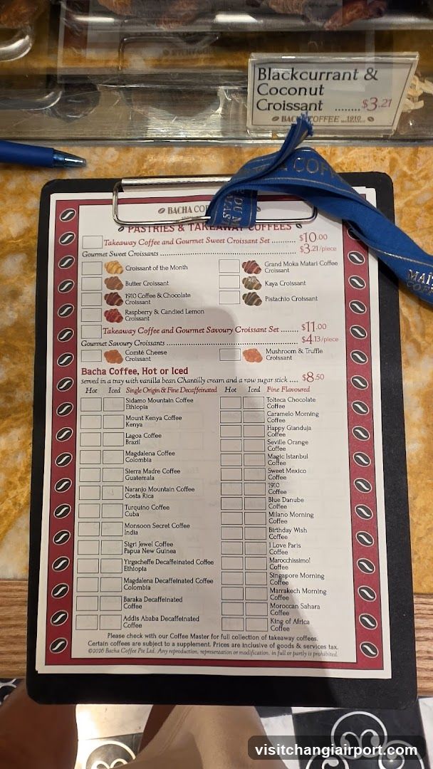 Bacha Coffee Menu Board