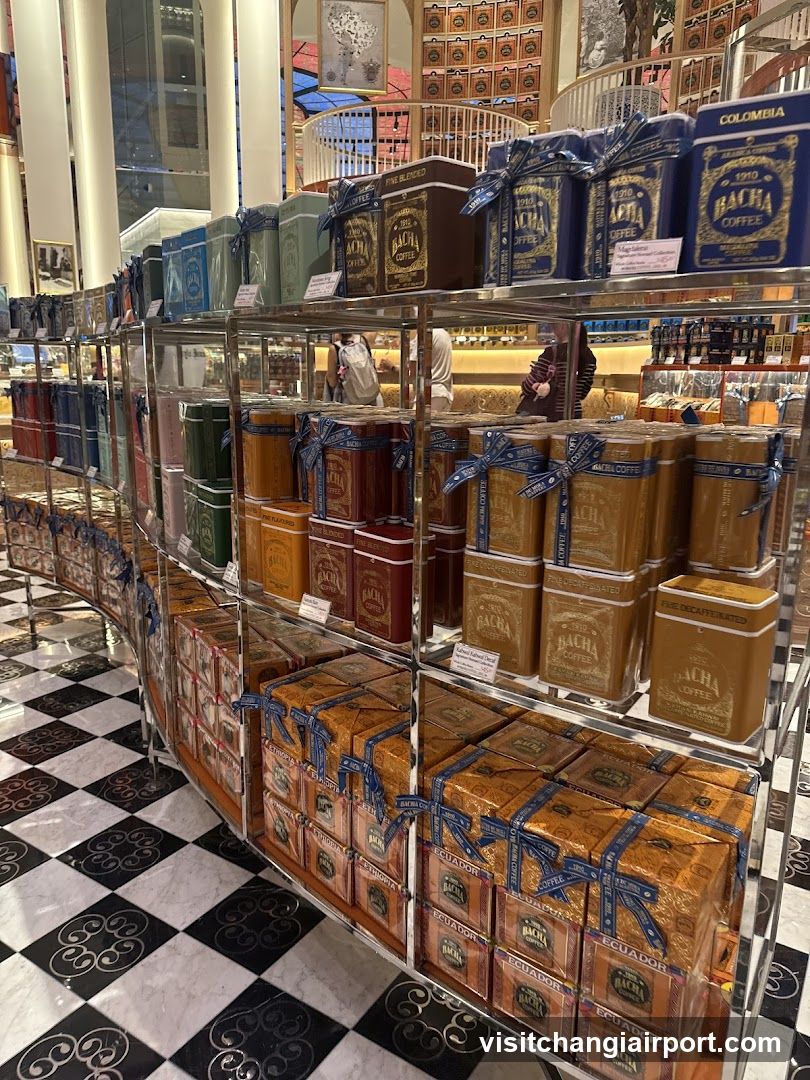 Bacha Coffee Shop Interior Display
