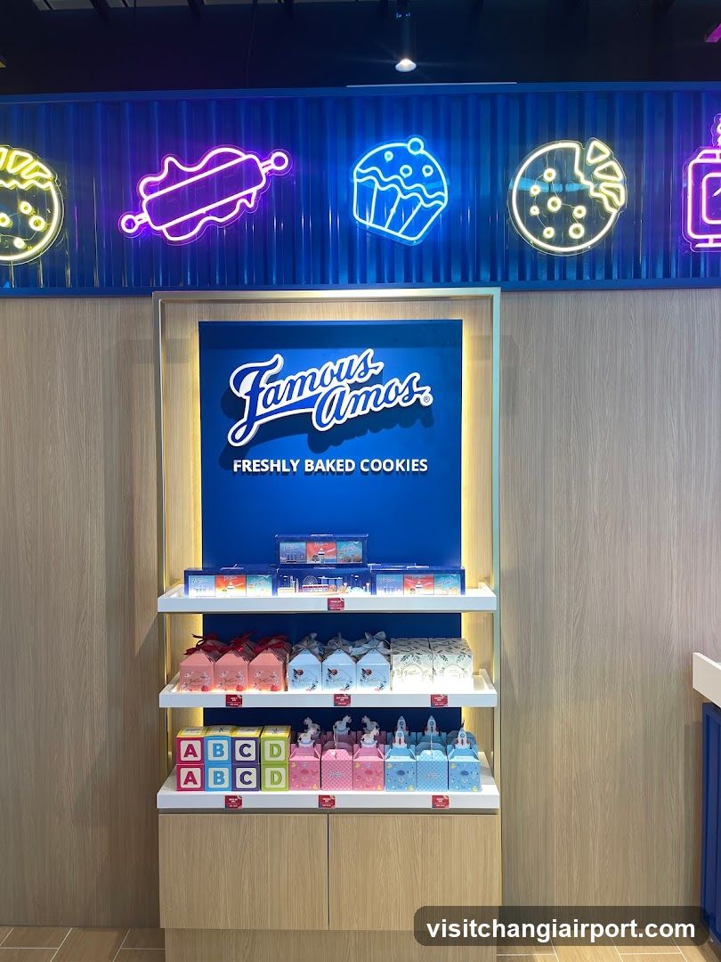 Famous Amos Store Interior Display