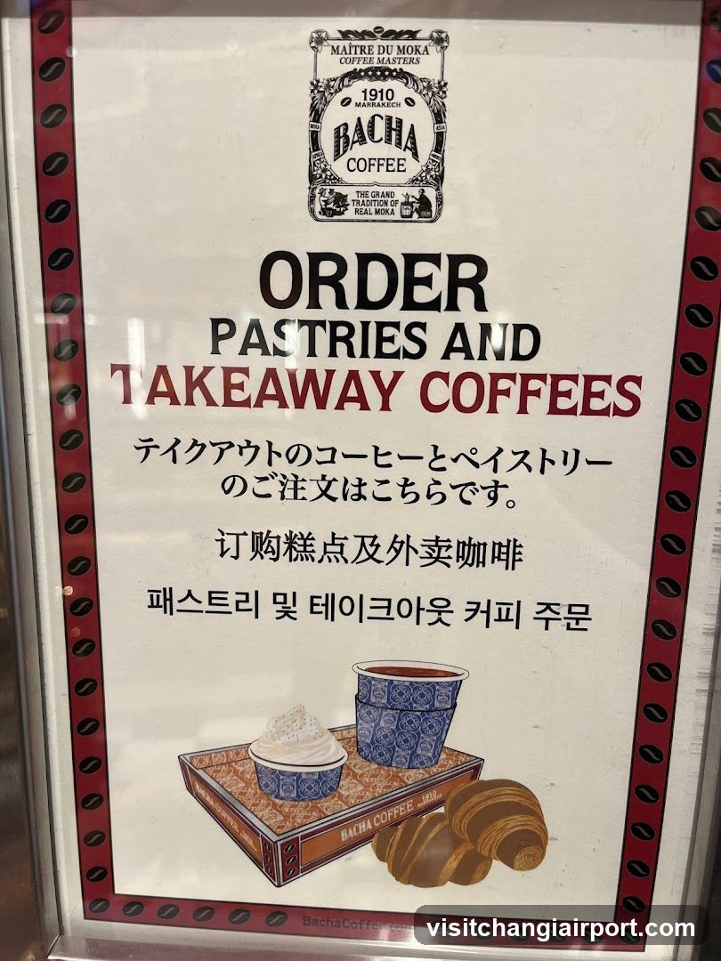Bacha Coffee Order Sign