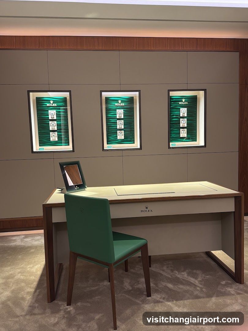Roleux Watch Display Interior