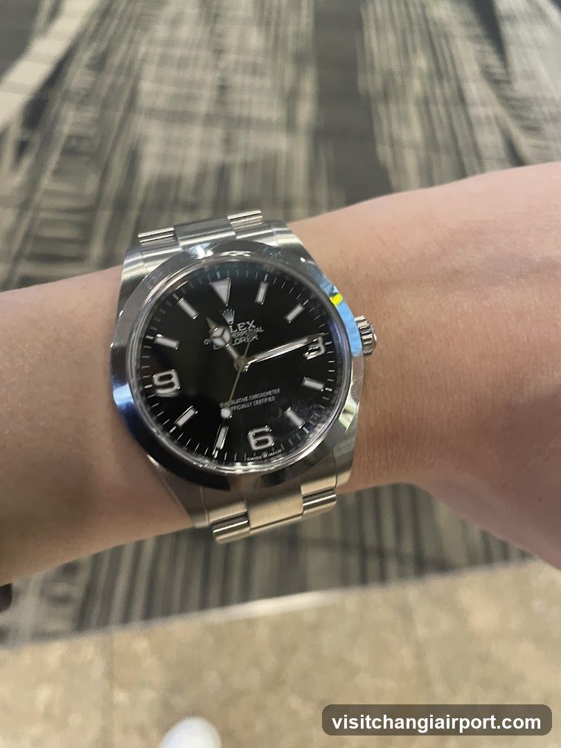 Rolex Datejust Watch on Wrist