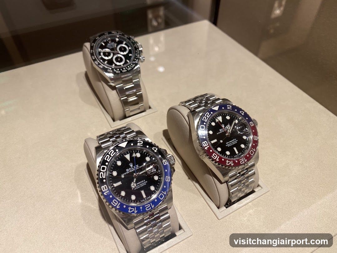 Rolex Watches Display