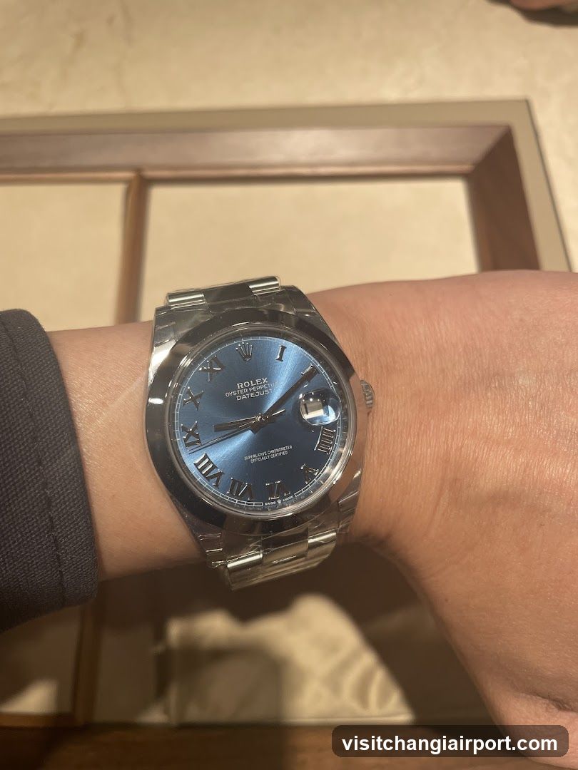 Rolex Datejust on wrist