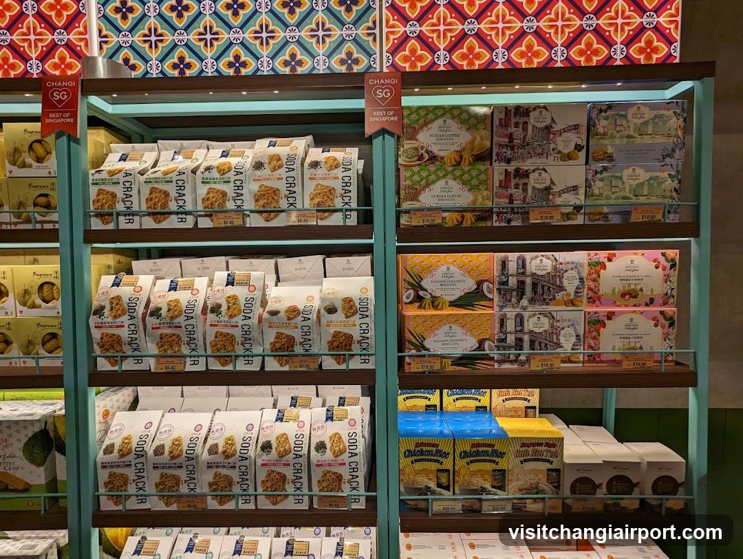 Changi SG Food Display Shelf