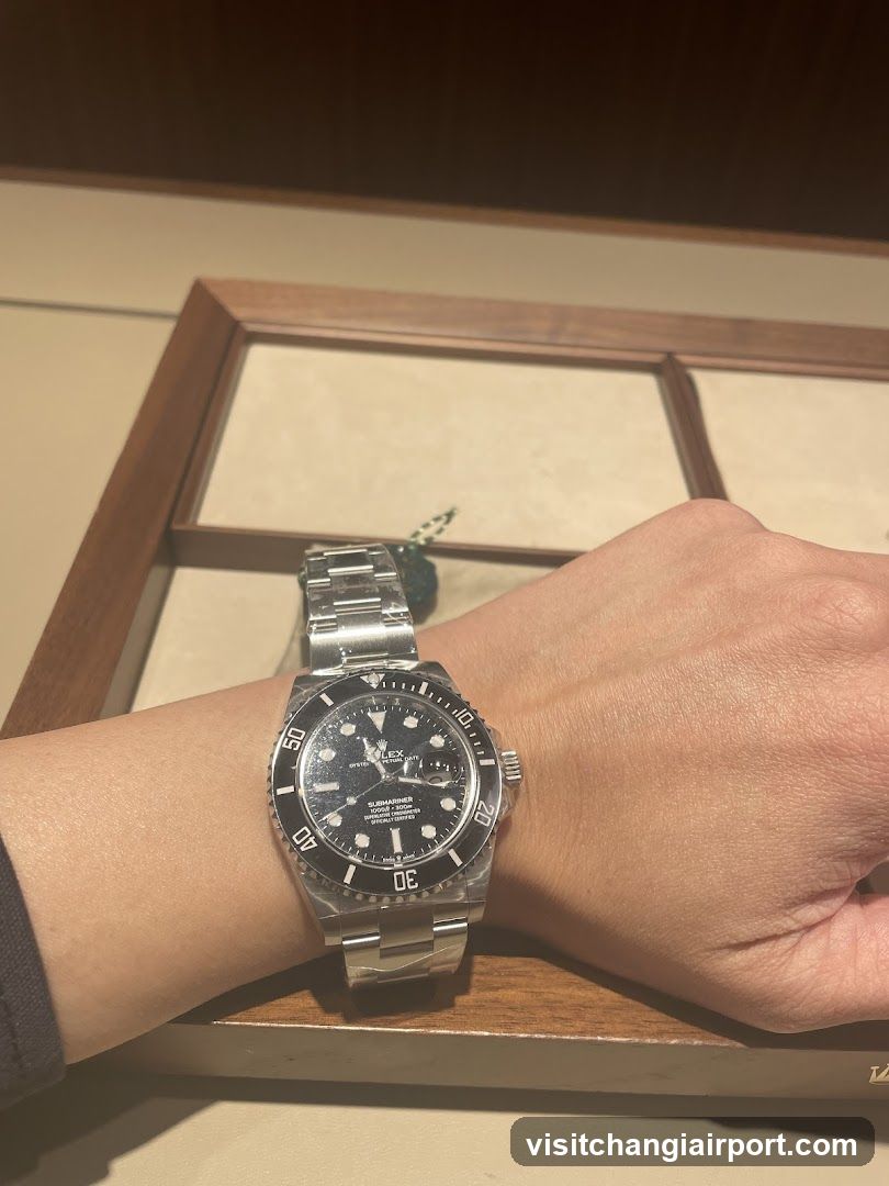 Rolex Submariner on wrist