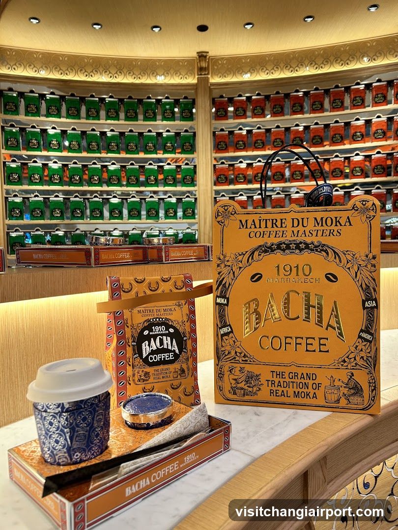 Bacha Coffee Interior Display
