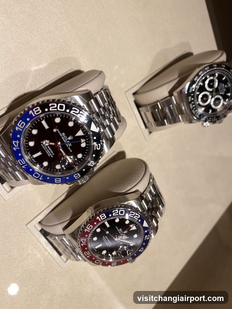 Rolex Watches Display