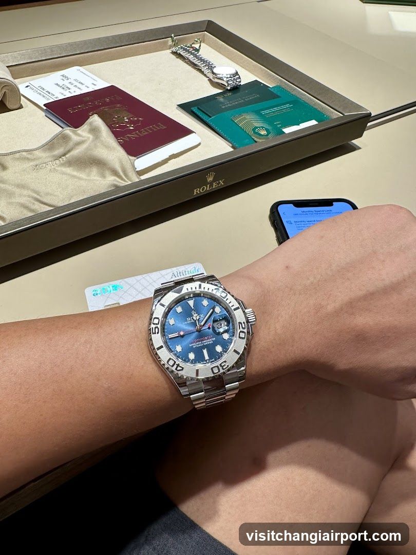 Rolex Watch Display