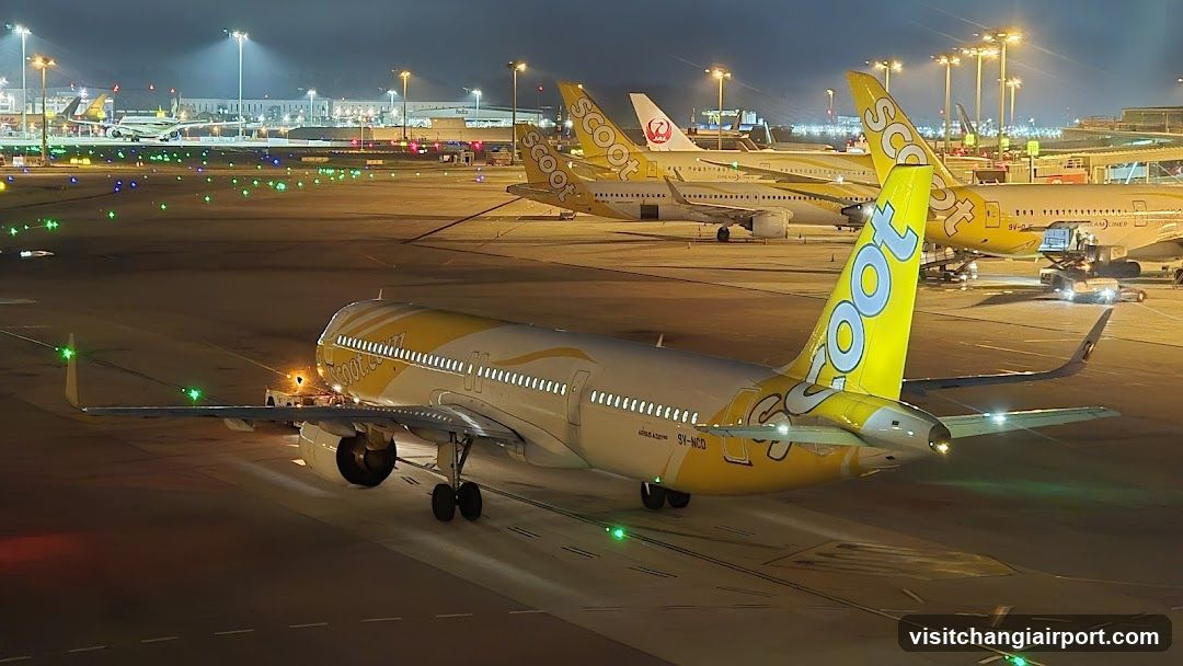 Airport Tarmac at Night