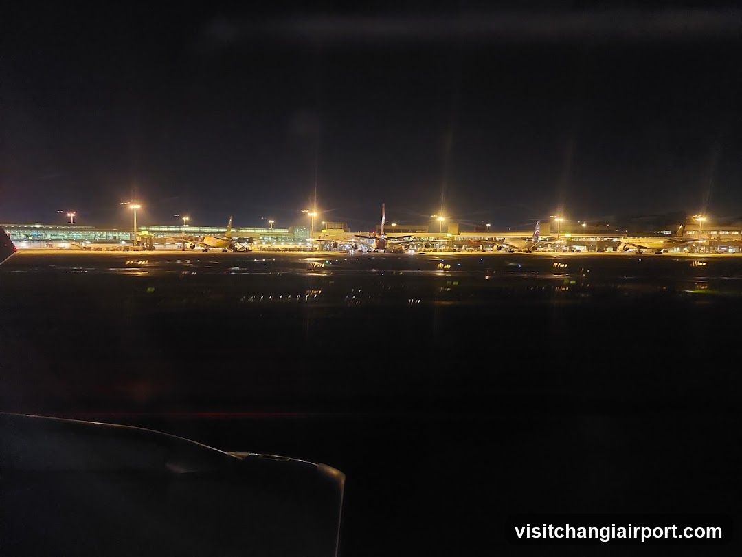 Airport Terminal at Night