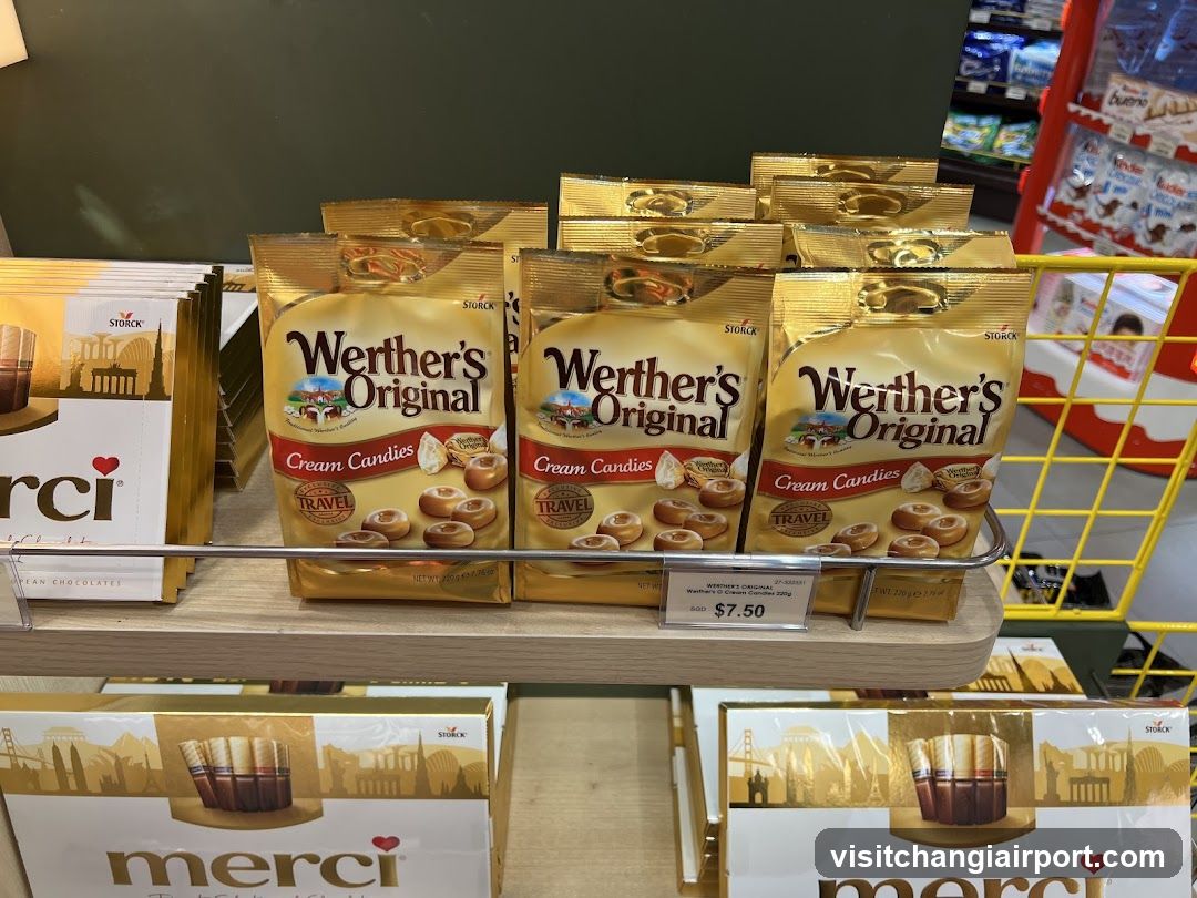 Werther's Original and Merci Candies Display