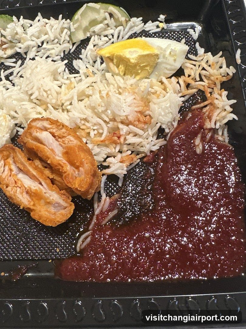 Fried Chicken and Rice Meal