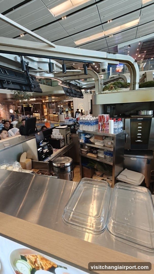 Food Service Counter Interior