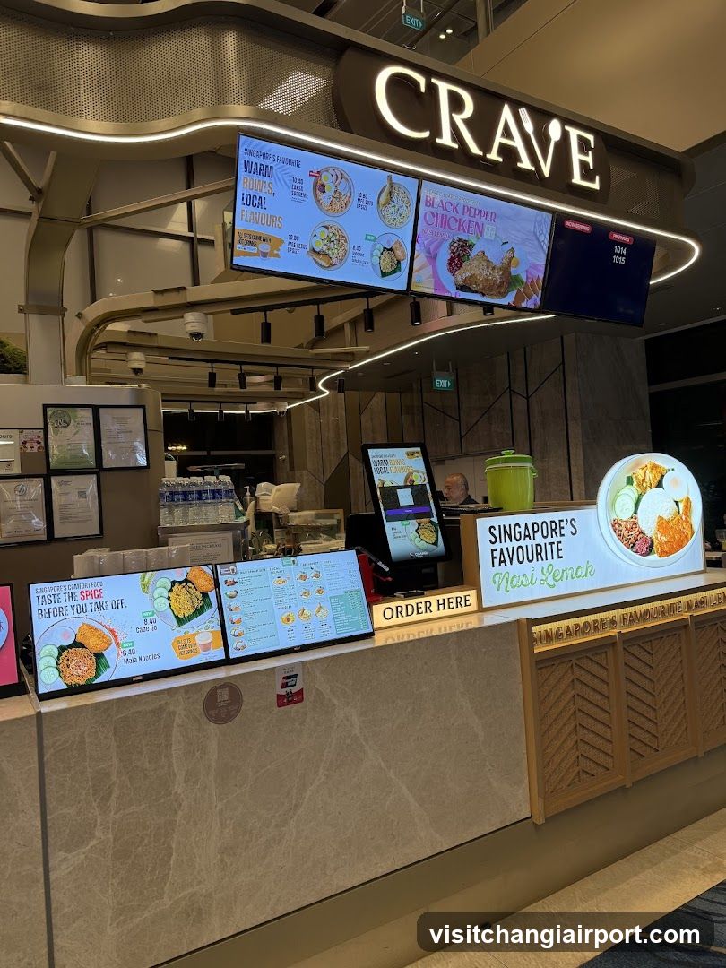 Crave Food Stall Interior