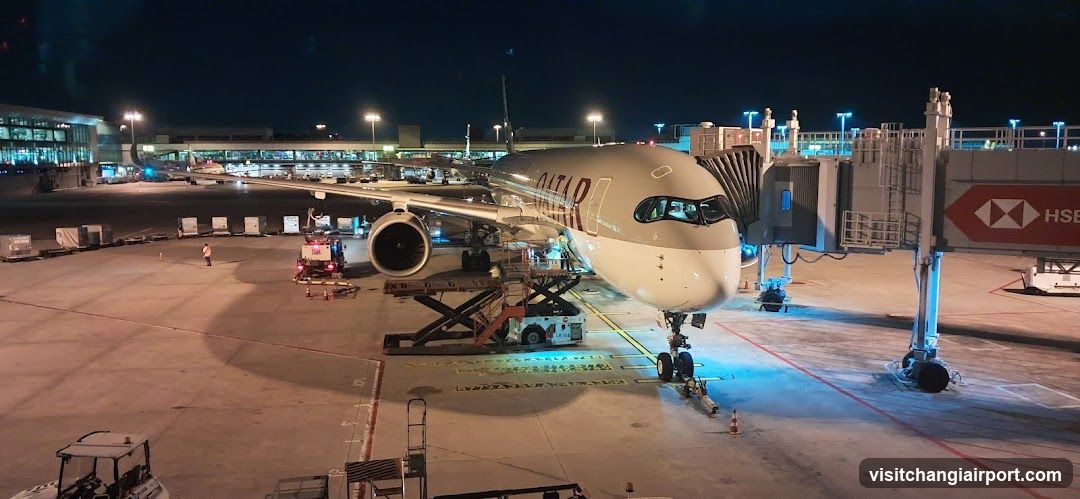 Airport Tarmac at Night