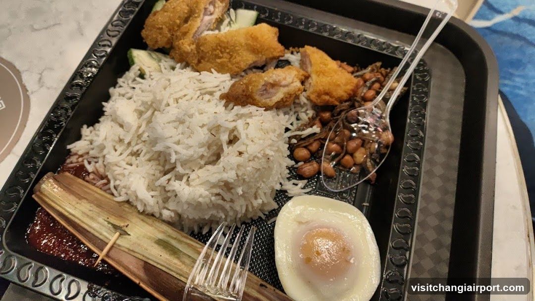 Burger Rice Meal Tray