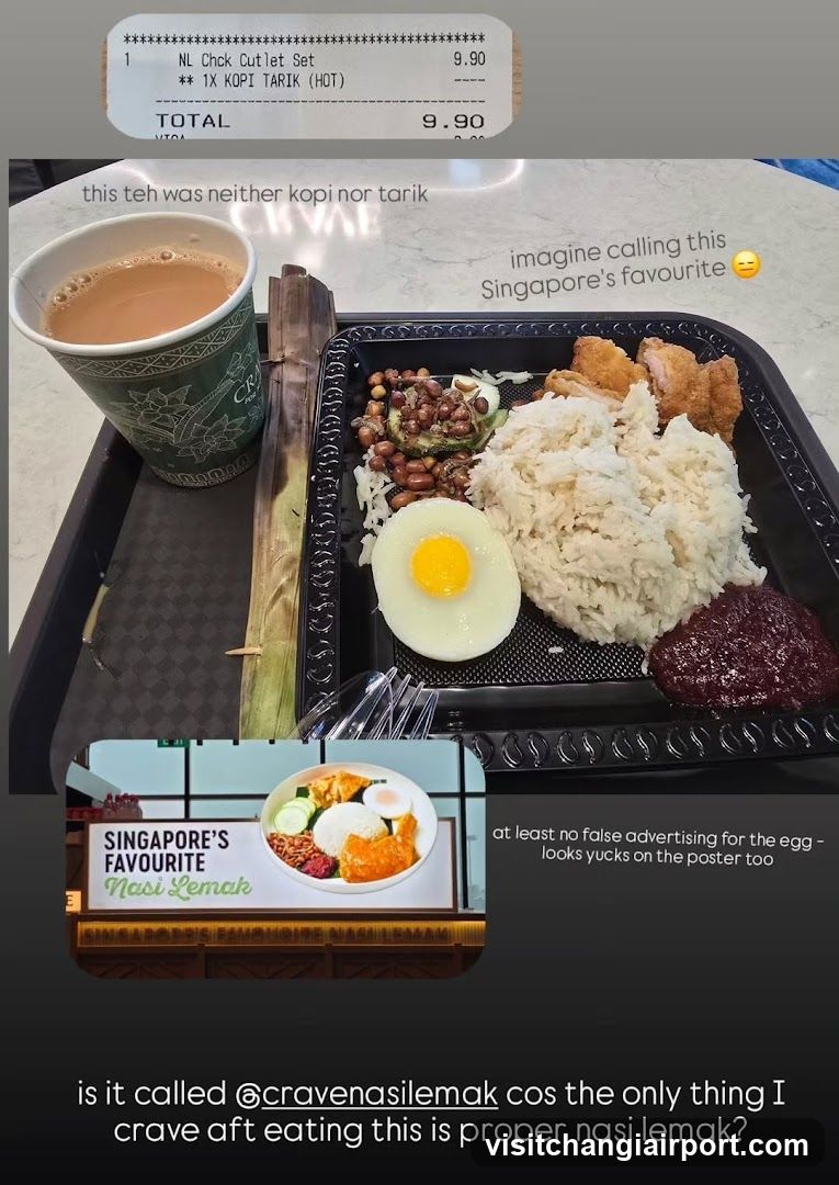 Nasi Lemak Meal and Drink