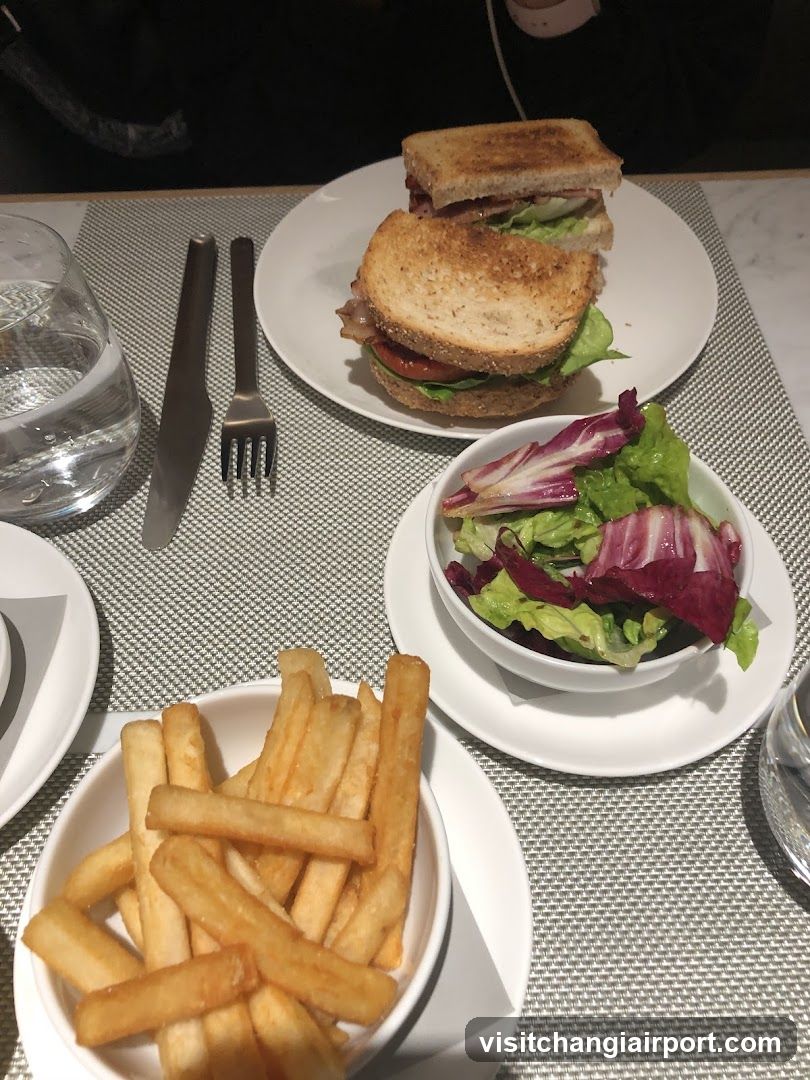Meal with Sandwich, Salad and Fries