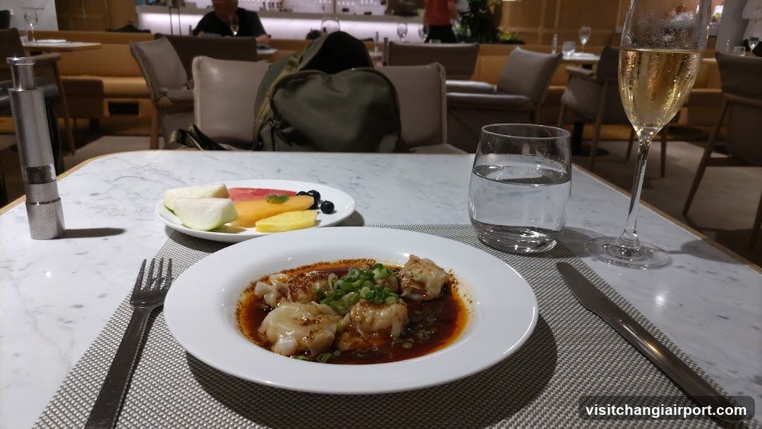 Dining Table with Food and Drink