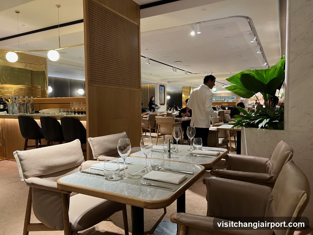 Restaurant Interior with Staff and Dining Tables