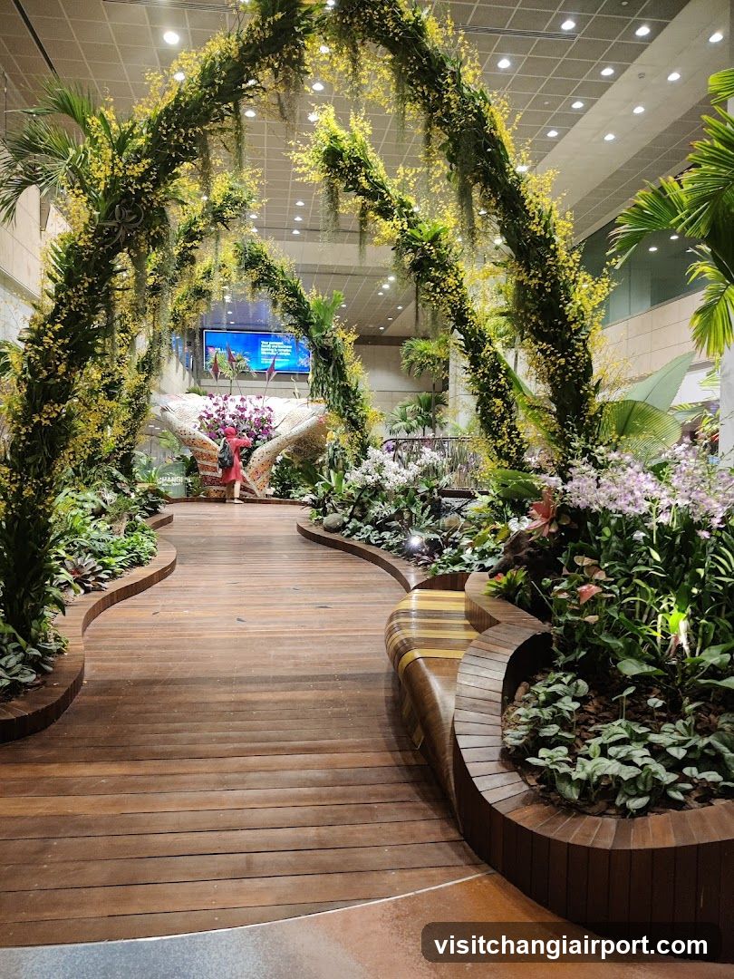 Indoor Floral Garden Display