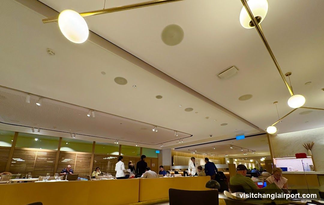 Restaurant Interior with Diners and Staff