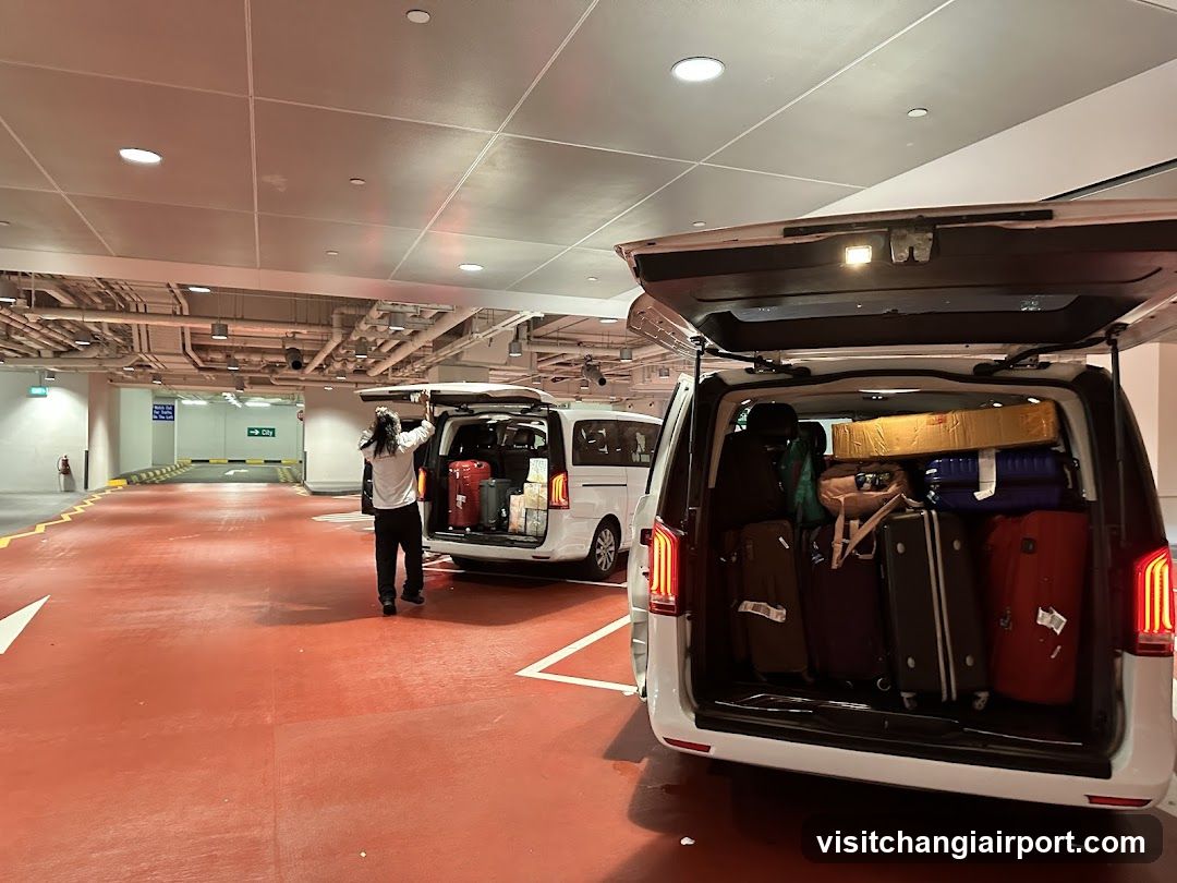 Parking Garage with Luggage Loading