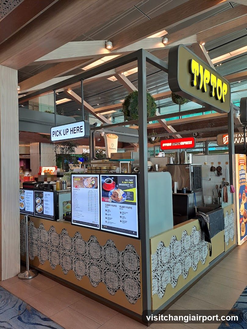 Tiptop Food Stall Interior View
