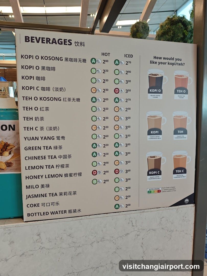 Beverages Menu Board