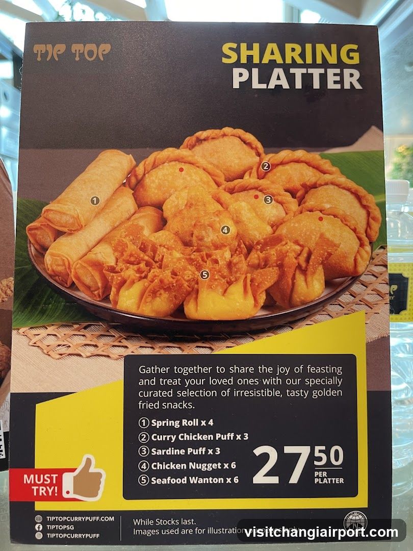 Sharing Platter Menu Card
