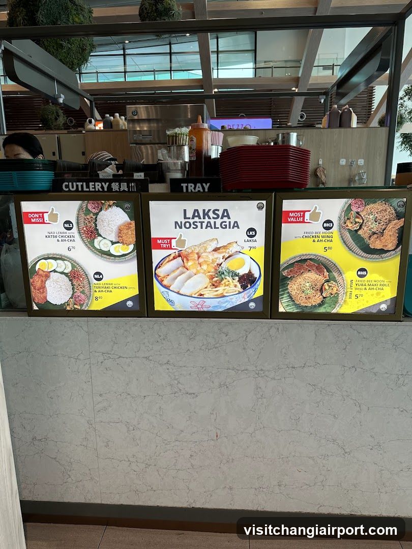 Laksa Nostalgia Menu Board