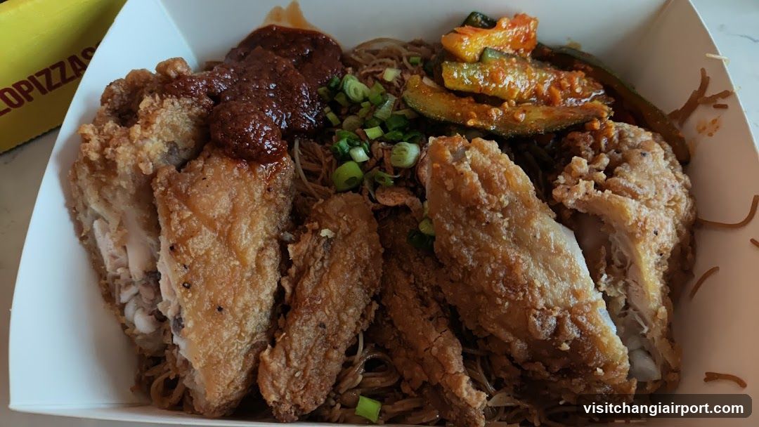 Fried Chicken Noodle Bowl