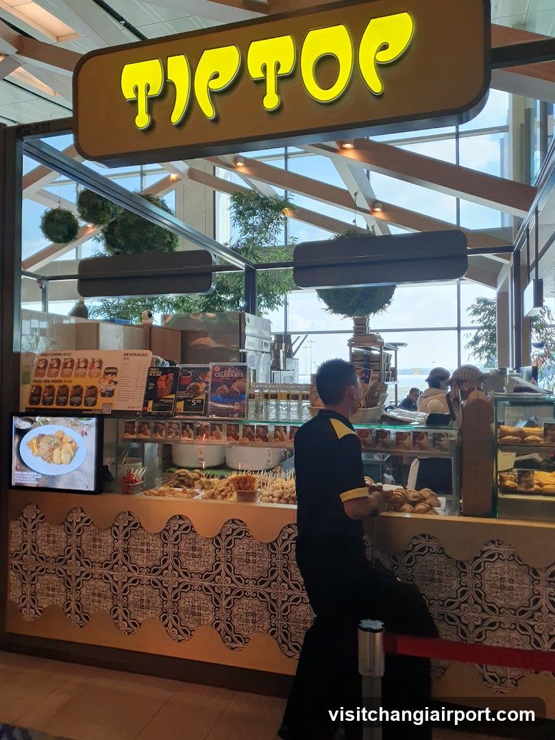 Tiptop Food Stall Interior View