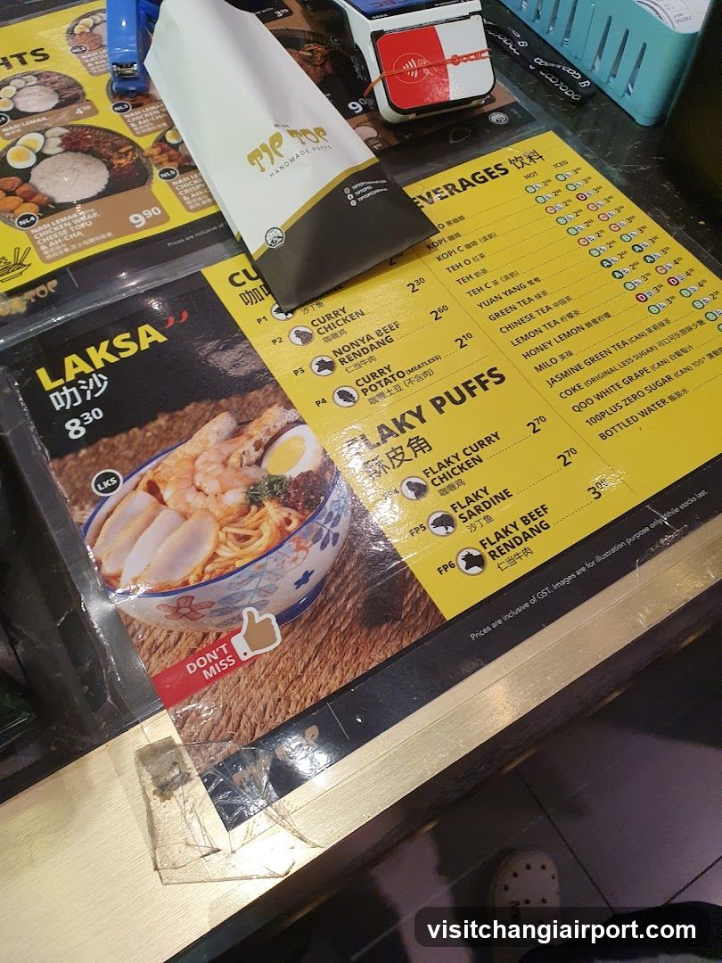Food Menu Display
